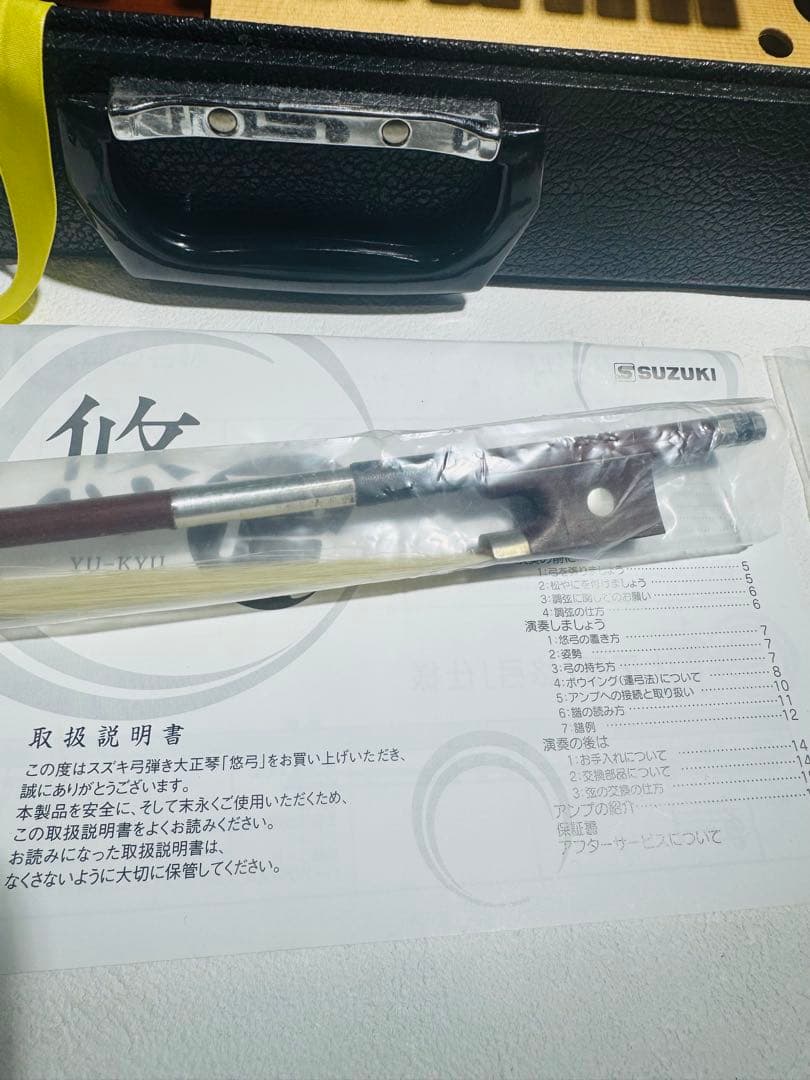 未使用品　悠弓 大正琴 スズキ SUZUKI YTS-01