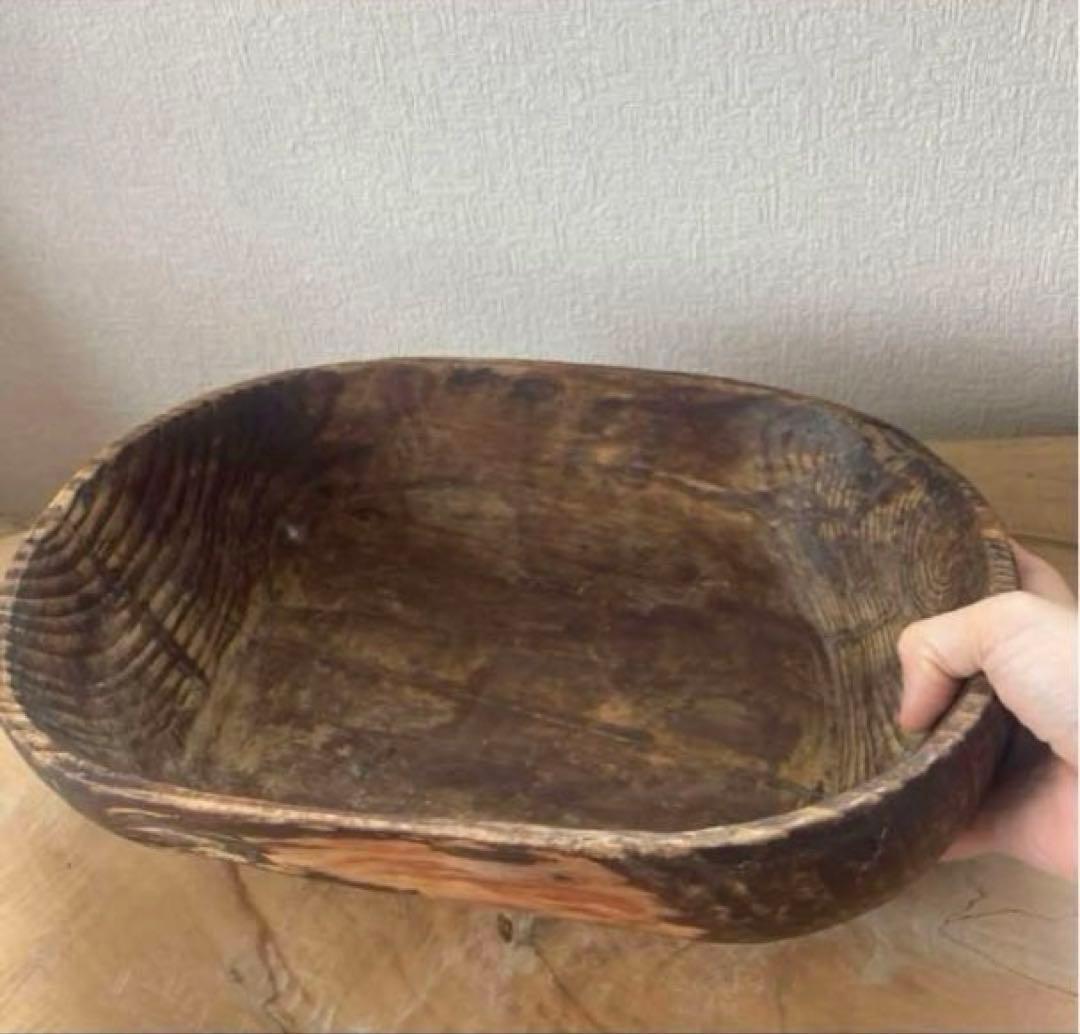 李朝　穀物桶　木工品　朝鮮工芸　古物　古道具　古民具　骨董　ウッドボウル