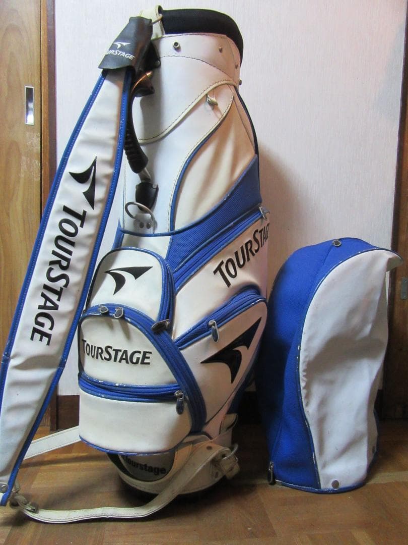 ★☆★ブリヂストン★ツアーステージ★3点式★ツアーバック★白/青★☆★