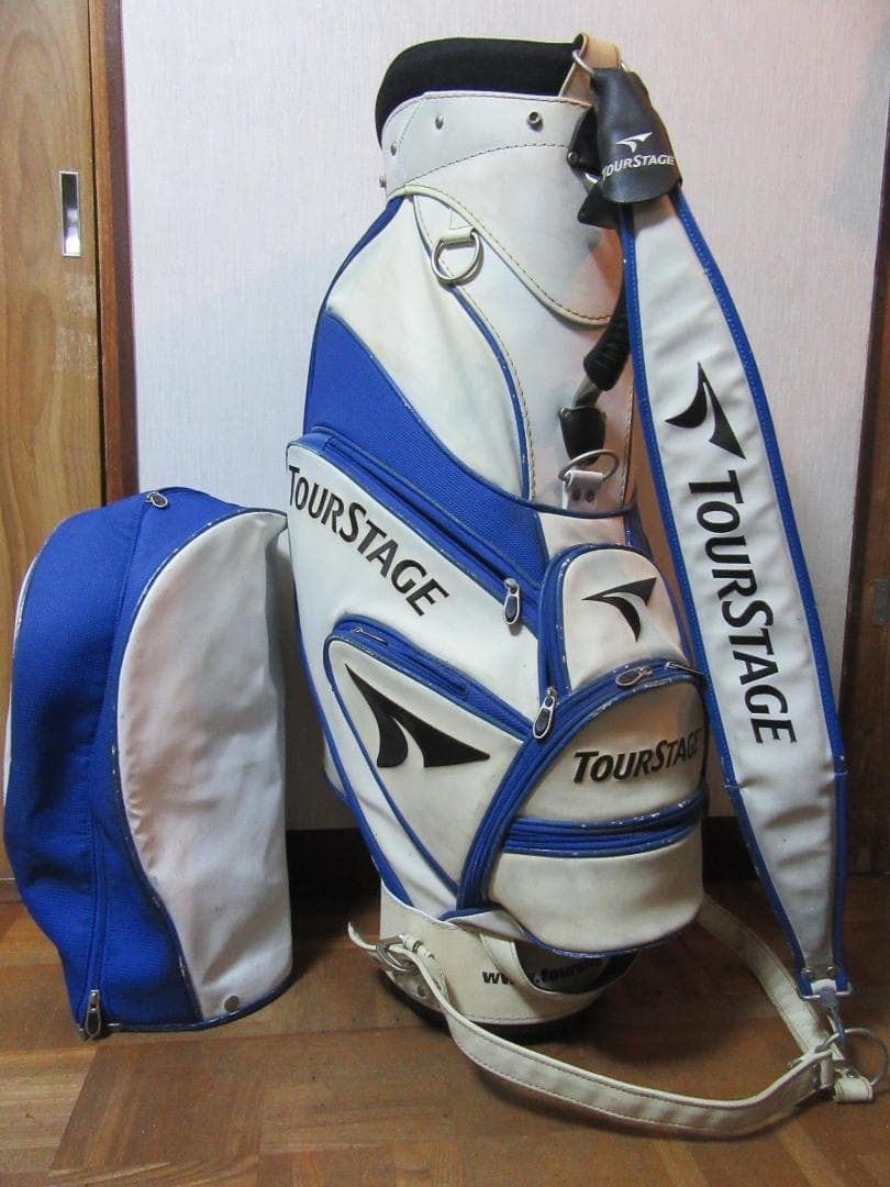 ★☆★ブリヂストン★ツアーステージ★3点式★ツアーバック★白/青★☆★
