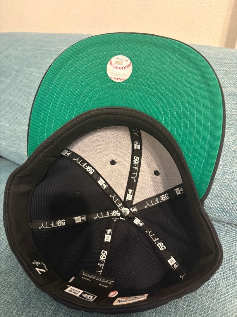 WAIPER別注 NEW ERA キャップ ネイビー Wロゴ ニューエラ 美品