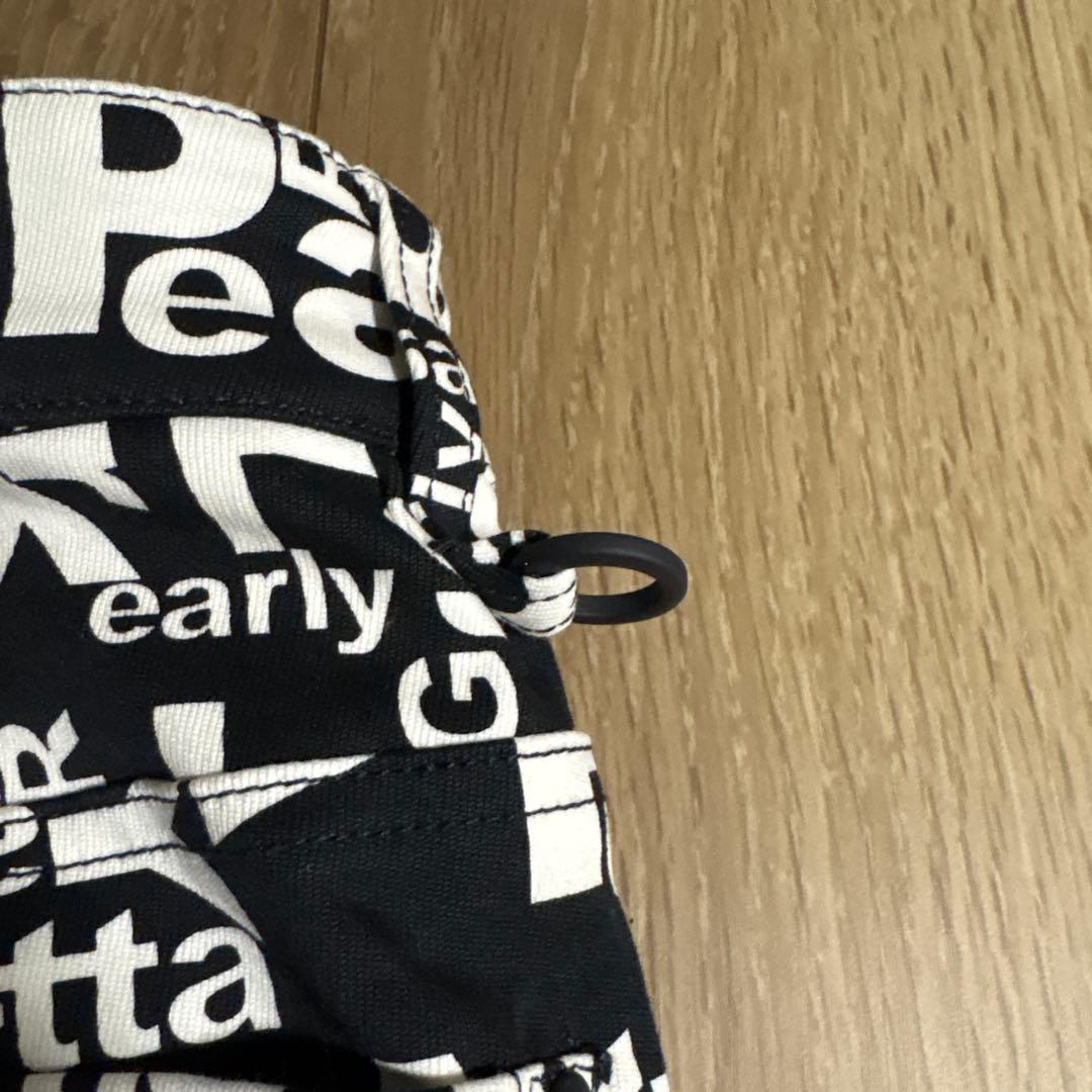 【美品】PEARLY GATES アルファベットプリントパンツ