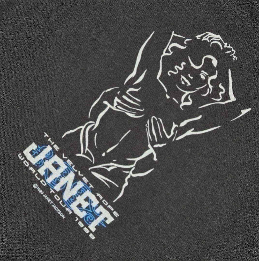 希少 ジャネットジャクソン 1999 ワールドツアー Tシャツ L 美品