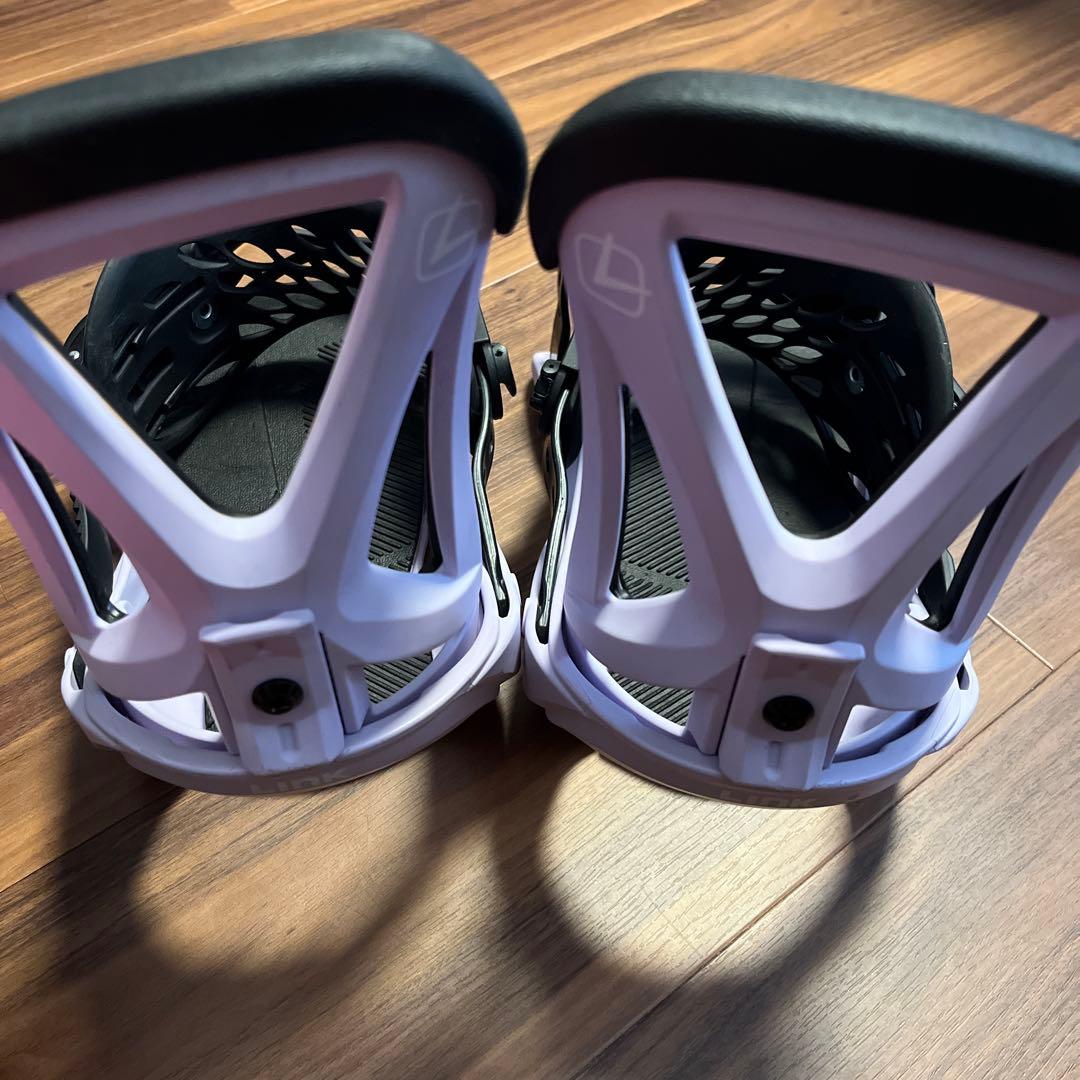 スノーボード　ビンディング　LINK パープル