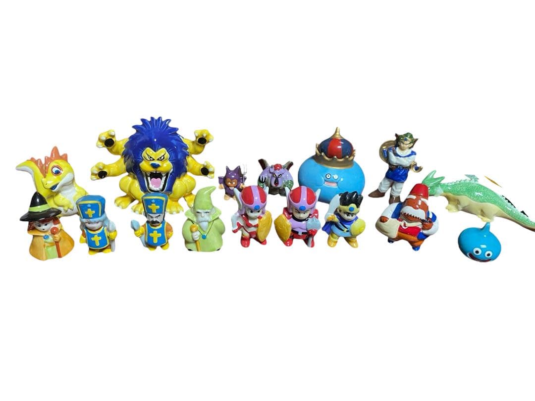 ドラゴンクエスト 陶器フィギュア 16体セット 当時物 シール付き美品 ENIX