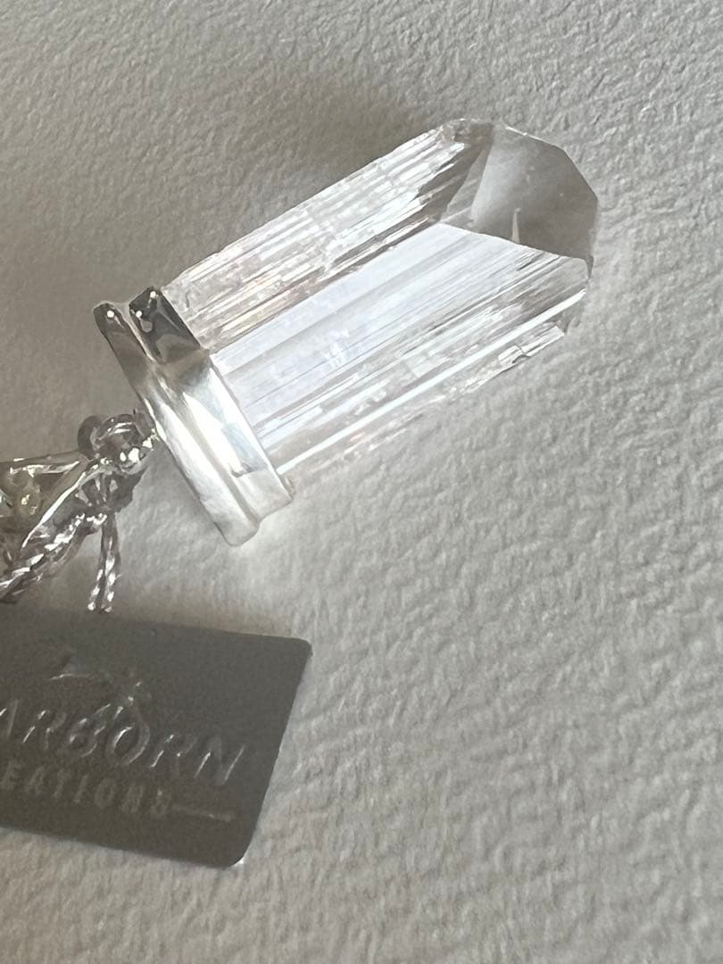 ダンビュライトペンダント！！美麗結晶 スターボーン社41.0cts！