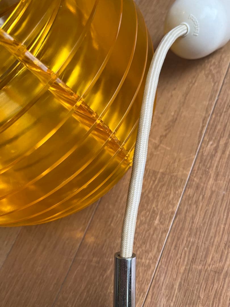 ヴィンテージ　70's ペンダントランプ　ミッドセンチュリー　スペースエイジ