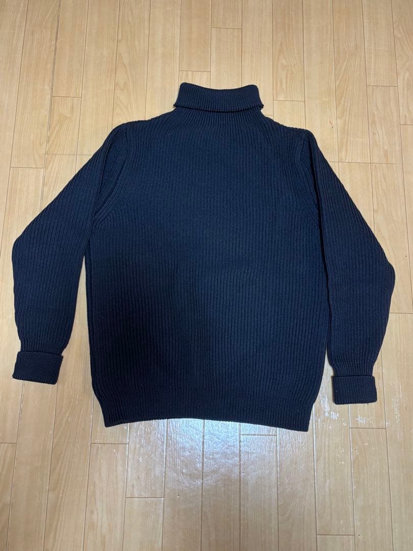 【極美品】アンデルセンアンデルセン ニット 5ゲージ ブラック Mサイズ