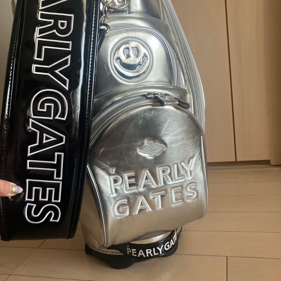 PEARLY GATES シルバーキャディバッグ ❣️オシャレ