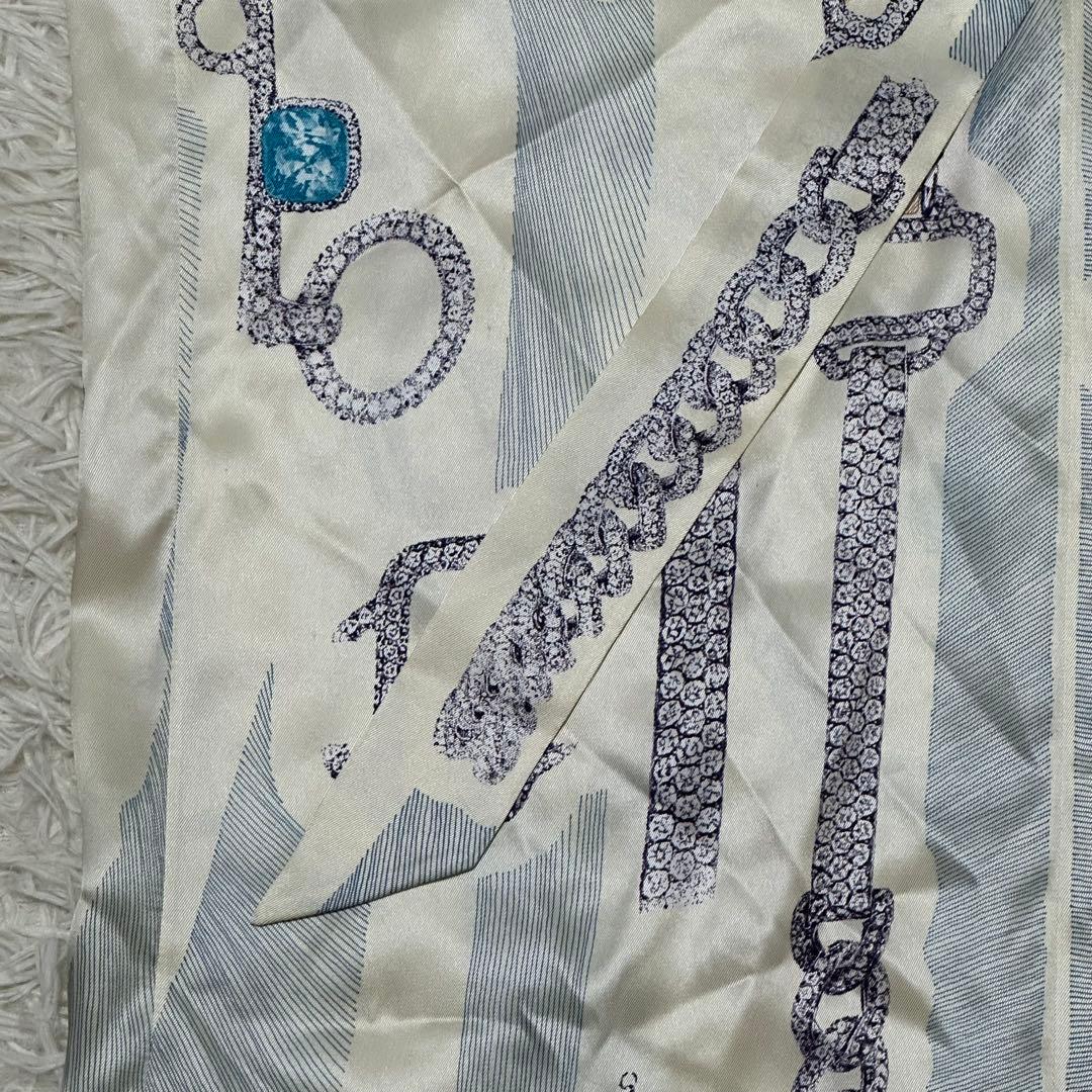 新品未使用タグ付き　エルメス　シルク100% カレ ワンピース ツイルレーヌ