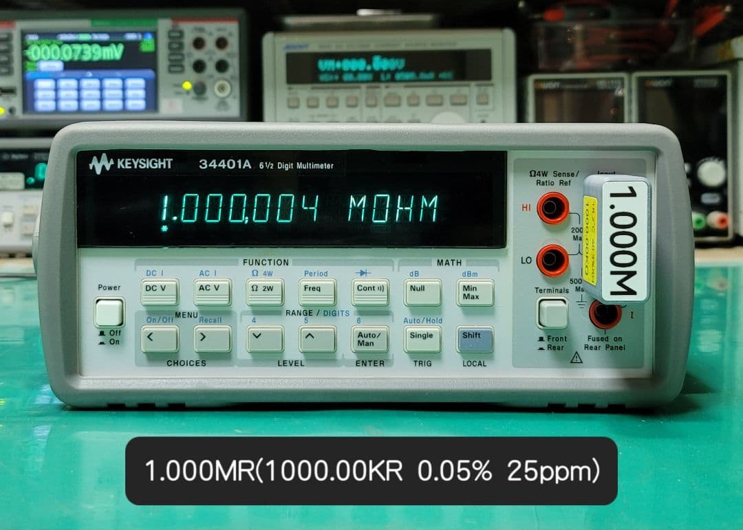 KEYSIGHT/HP 34401A 6.5桁 デジタルマルチメーター