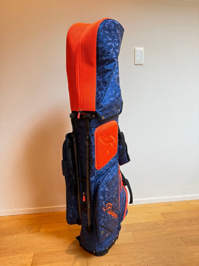 Riviera キャディバッグ ネイビー/オレンジ