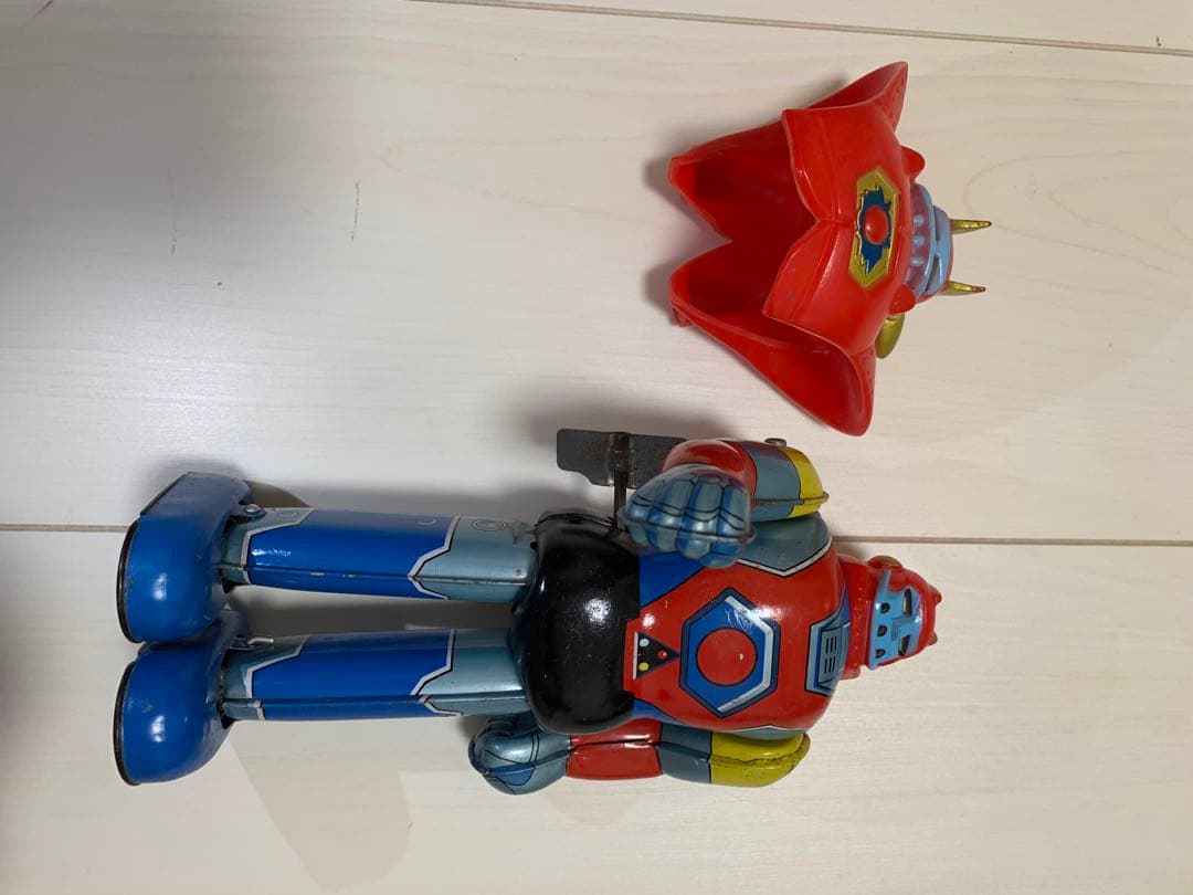 UFO戦士 ダイアポロン　ブリキ　頭部パーツ有　可動⭕️