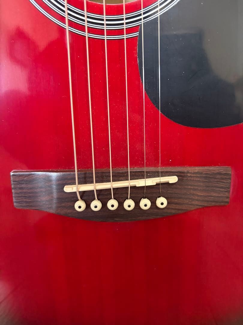 Legend アコースティックギター レッド/ブラック