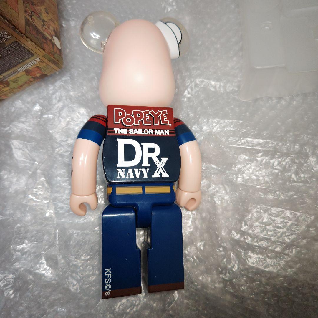 ベアブリック　ポパイ　400％　DRX　NAVY　BE@RBRICK