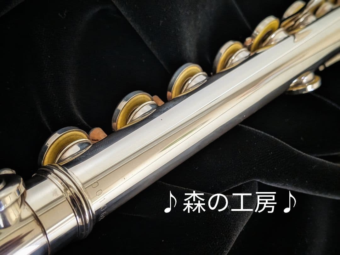 中古フルート専門店‼️部活応援‼️頭部管銀製 ヤマハフルートYFL451 Eメカ