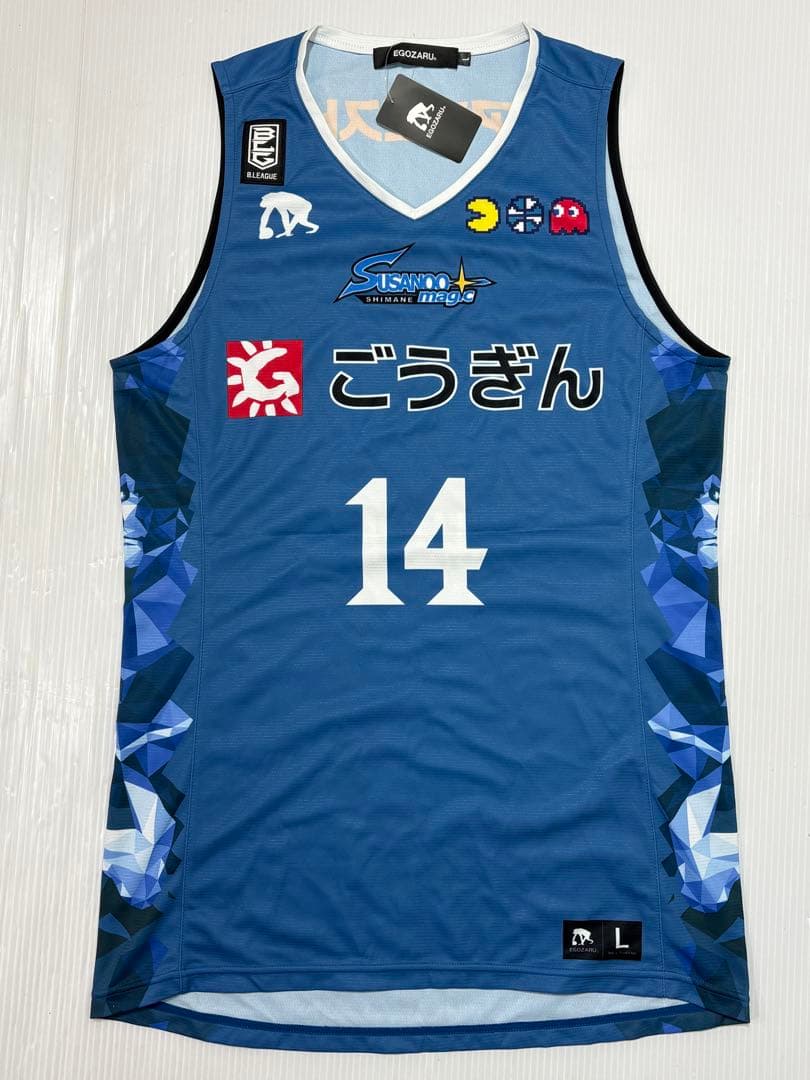 未使用 島根スサノオマジック ユニフォーム ホーム 金丸晃輔 L パックマン