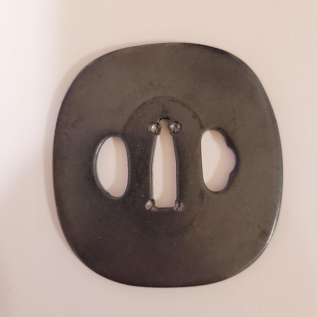 鍔(つば)　鉄無地