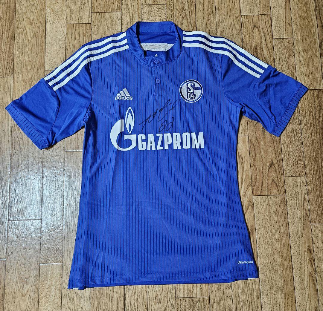 内田篤人　シャルケ　ユニホーム　サイン入り