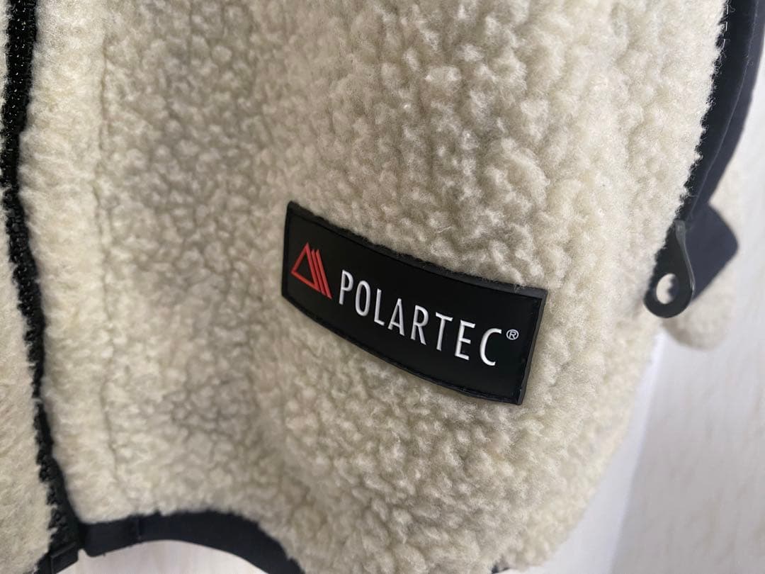 TEAM DAIWA フリースジャケット LLサイズ ホワイグレー(即購入可能)