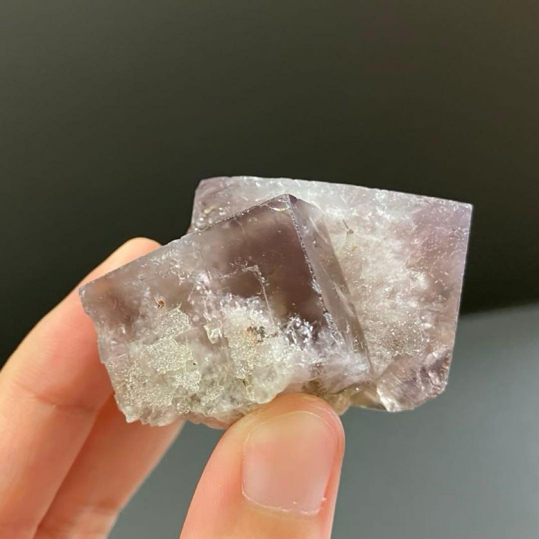 フローライト　レディアナベラ Sherry Twins Pocket 鉱物標本