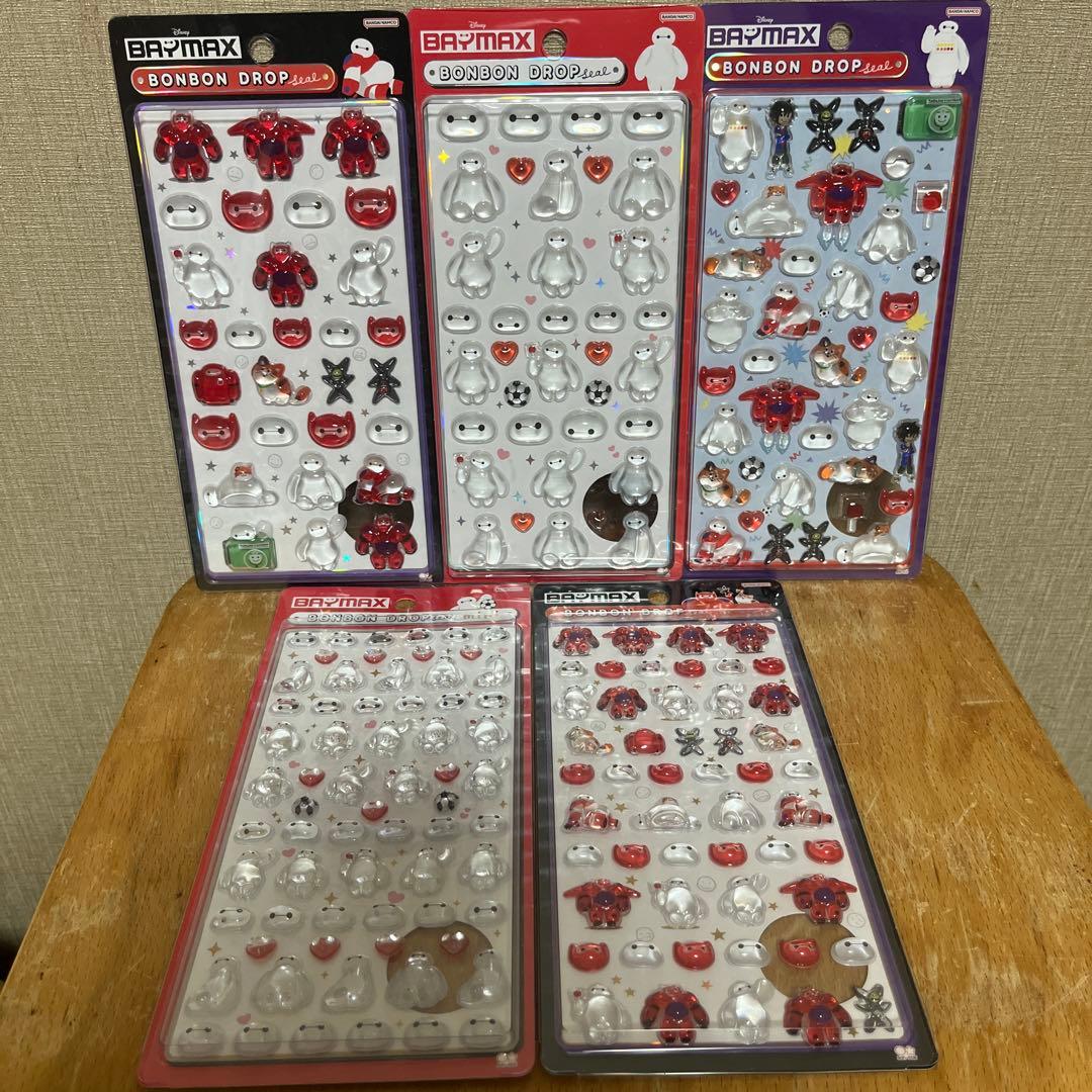 正規品 ボンボンドロップシール ベイマックス コンプリート ディズニー