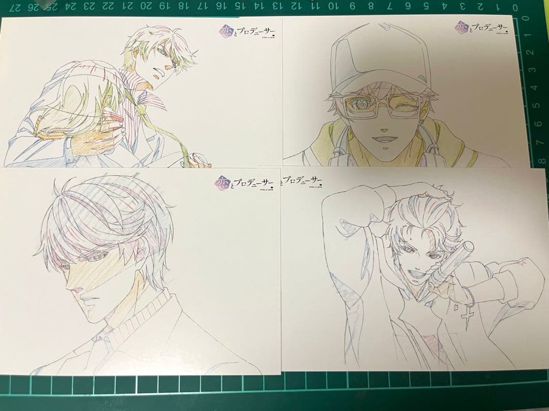 恋とプロデューサー 恋プロ 缶バッジ ポストカード ゼン キラ シモン