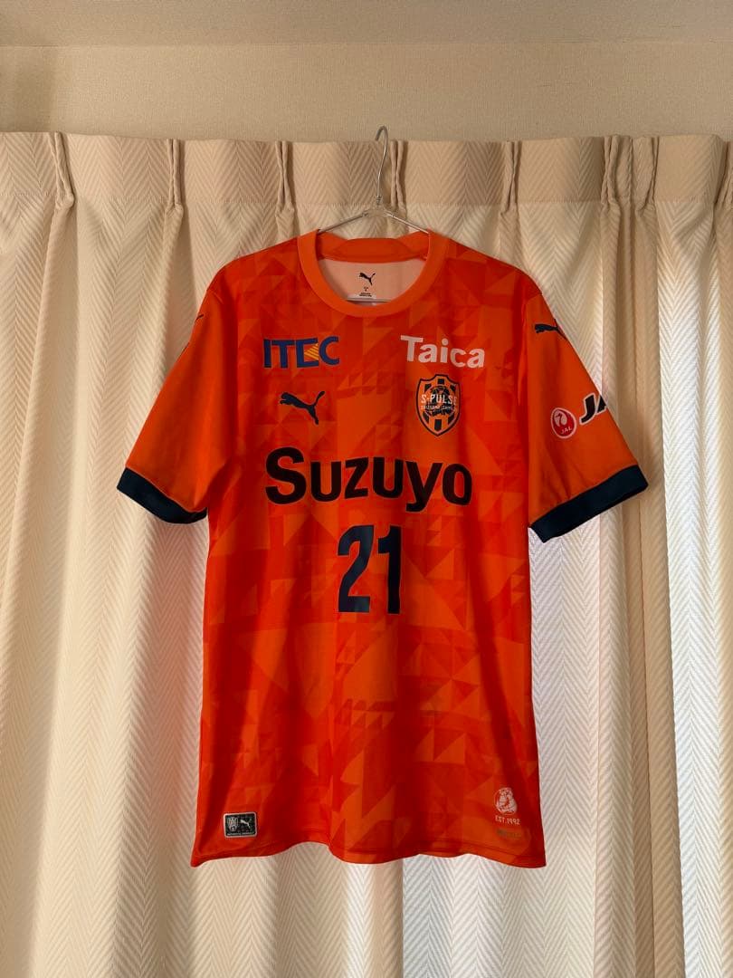 清水エスパルスユニフォーム 矢島選手 21 XL
