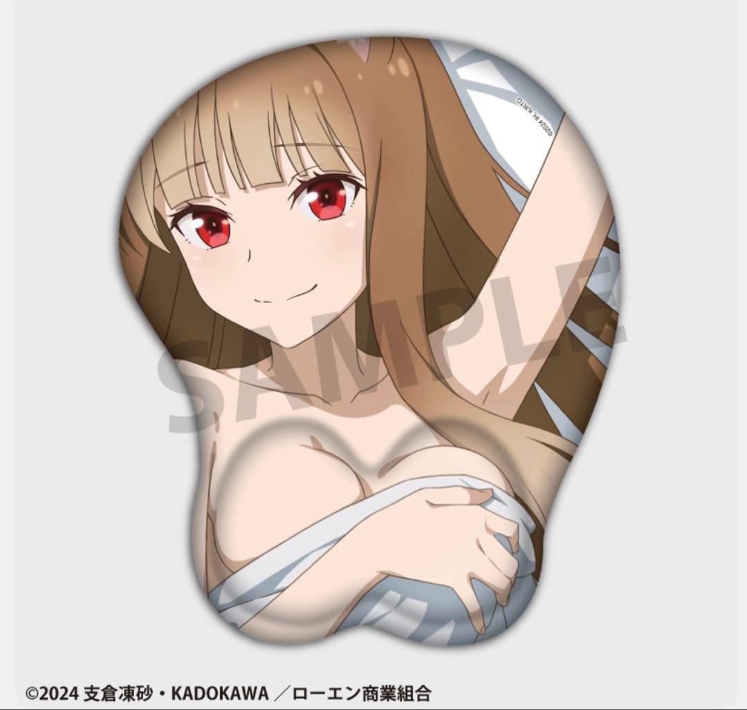 完全受注生産 Mios ミオス 狼と香辛料 ホロ 立体3Dマウスパッド