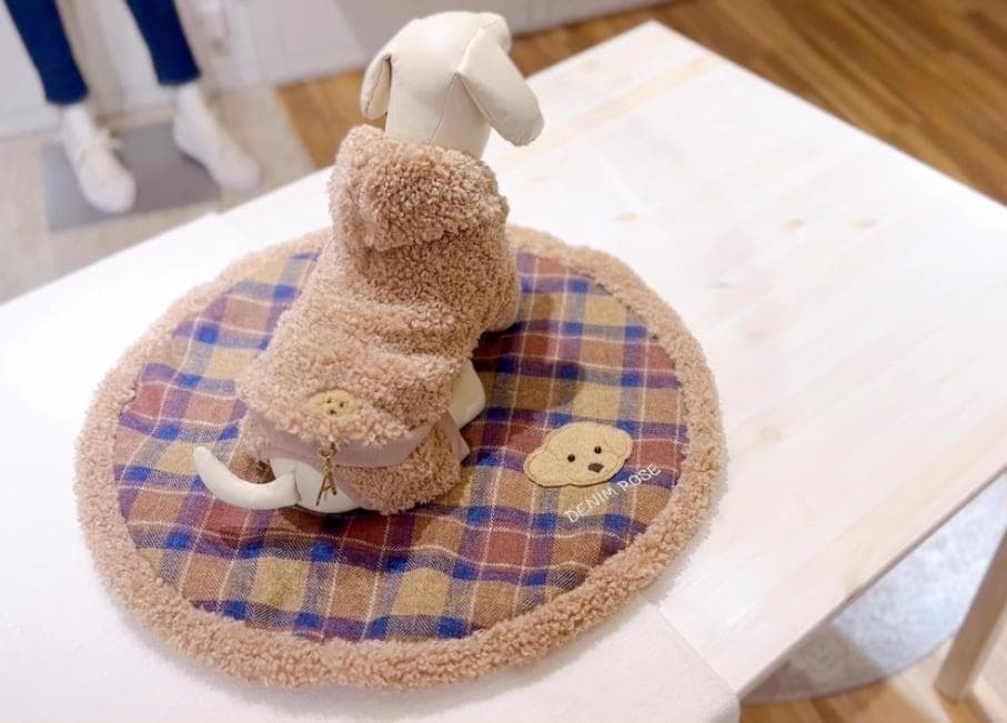 DENIM ROSE ワッペンボアジャケット