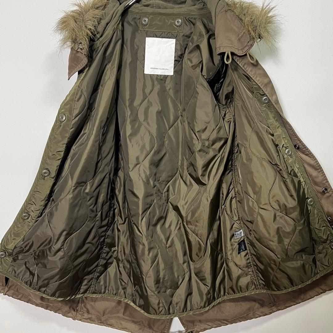 ヒステリックグラマー　ウッドストック　モッズパーカー　ライナー付