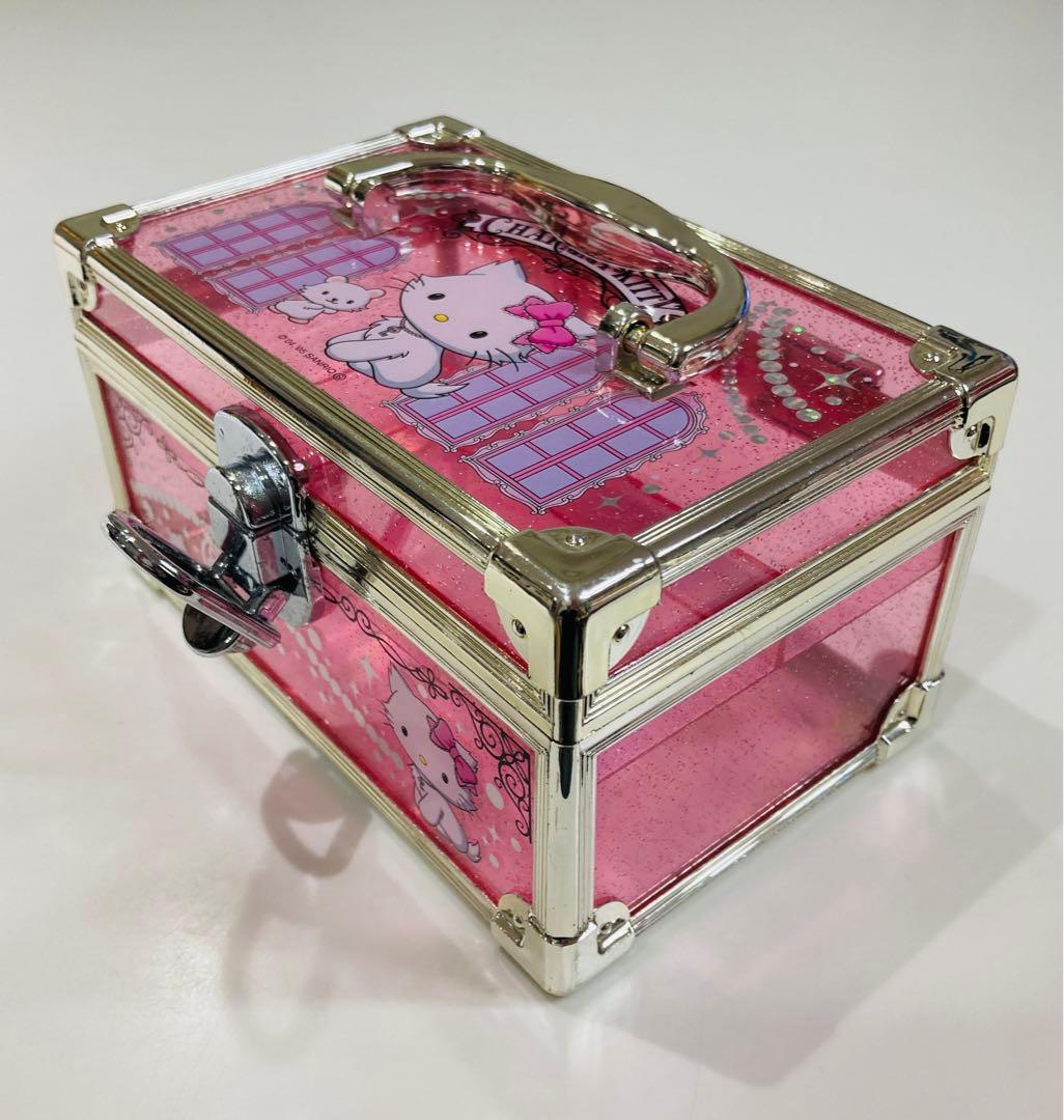 【美品】チャーミーキティ ✨️レア✨️ バニティケース 2005 レア ピンク ラメ