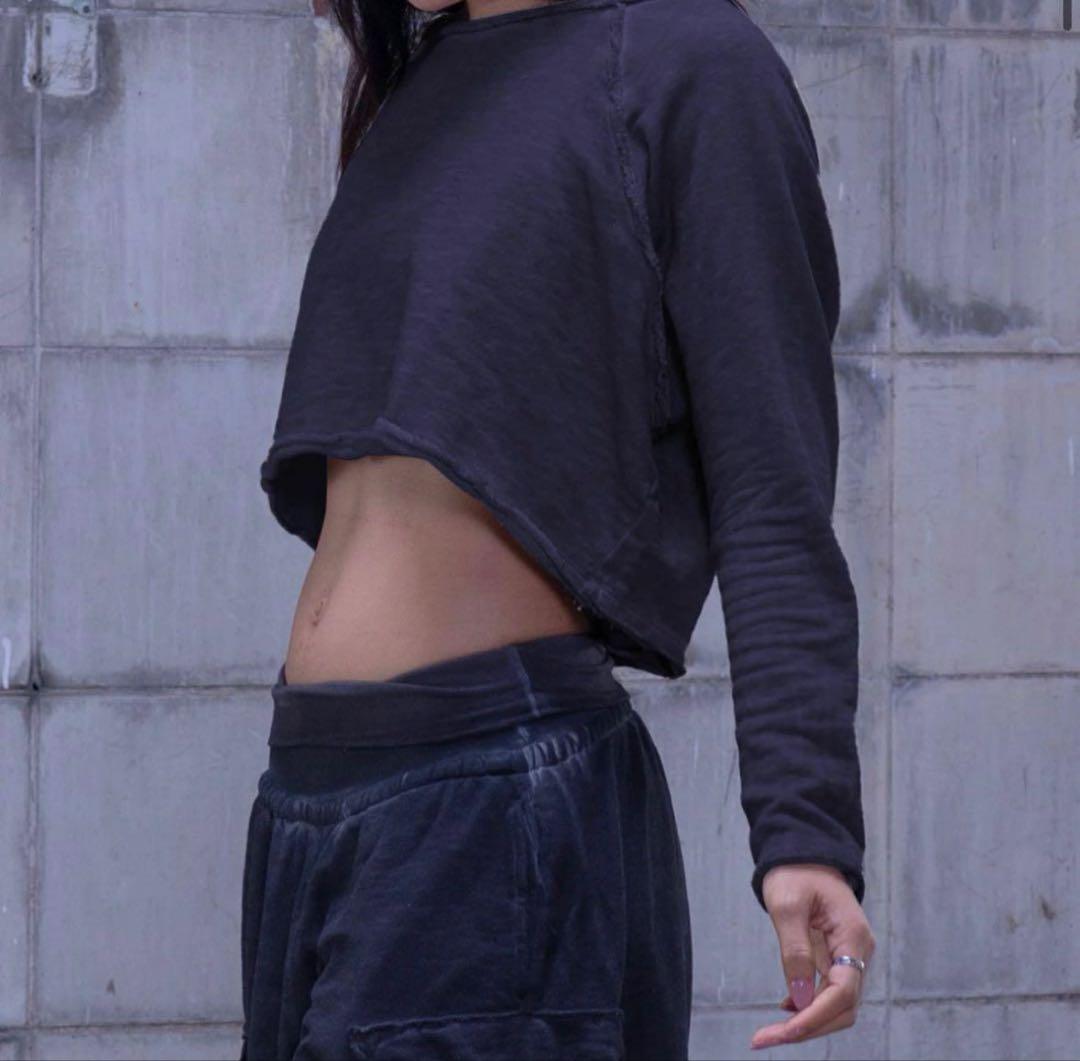 ★新品★salsation サルセーション クロップトップス ダークブラウン　Ｌ