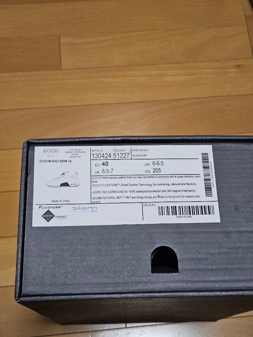 シューズ(男性用) ECCO GOLF BIOM C4 BOA EU40 25.5cm