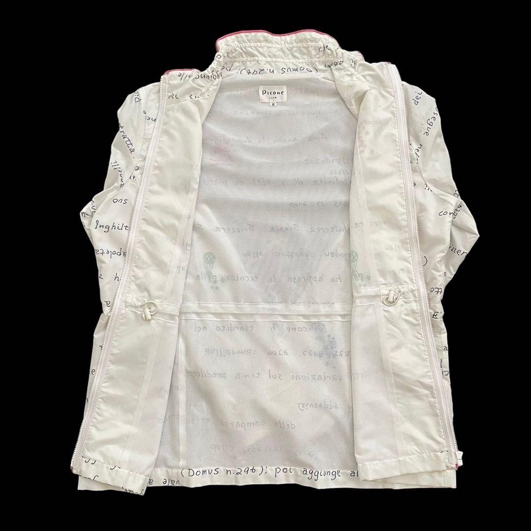 PICONE ピッコーネ ゴルフジャケット 白 宇宙 気球 ブルゾン 上着 趣味