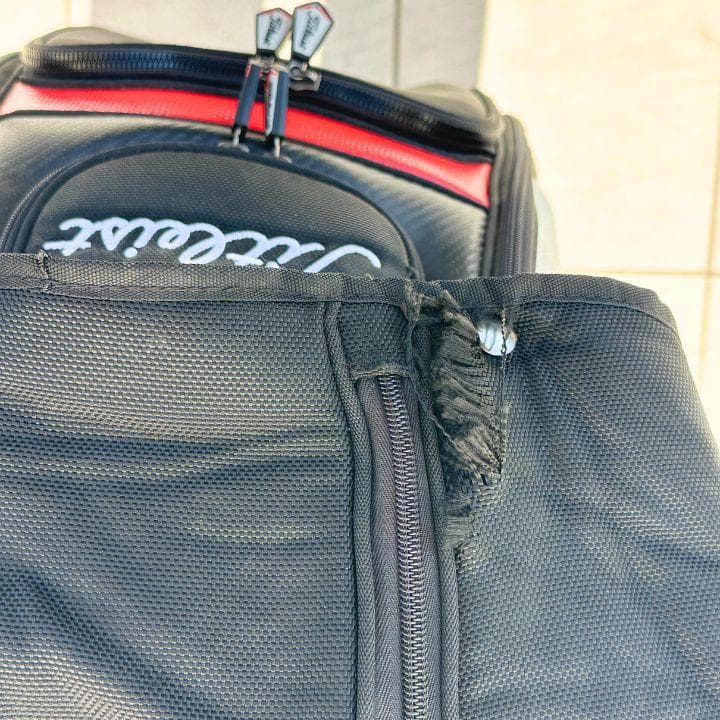 希少 限定 タイトリスト キャディバッグ スタッフバッグ ツアーモデル フード付