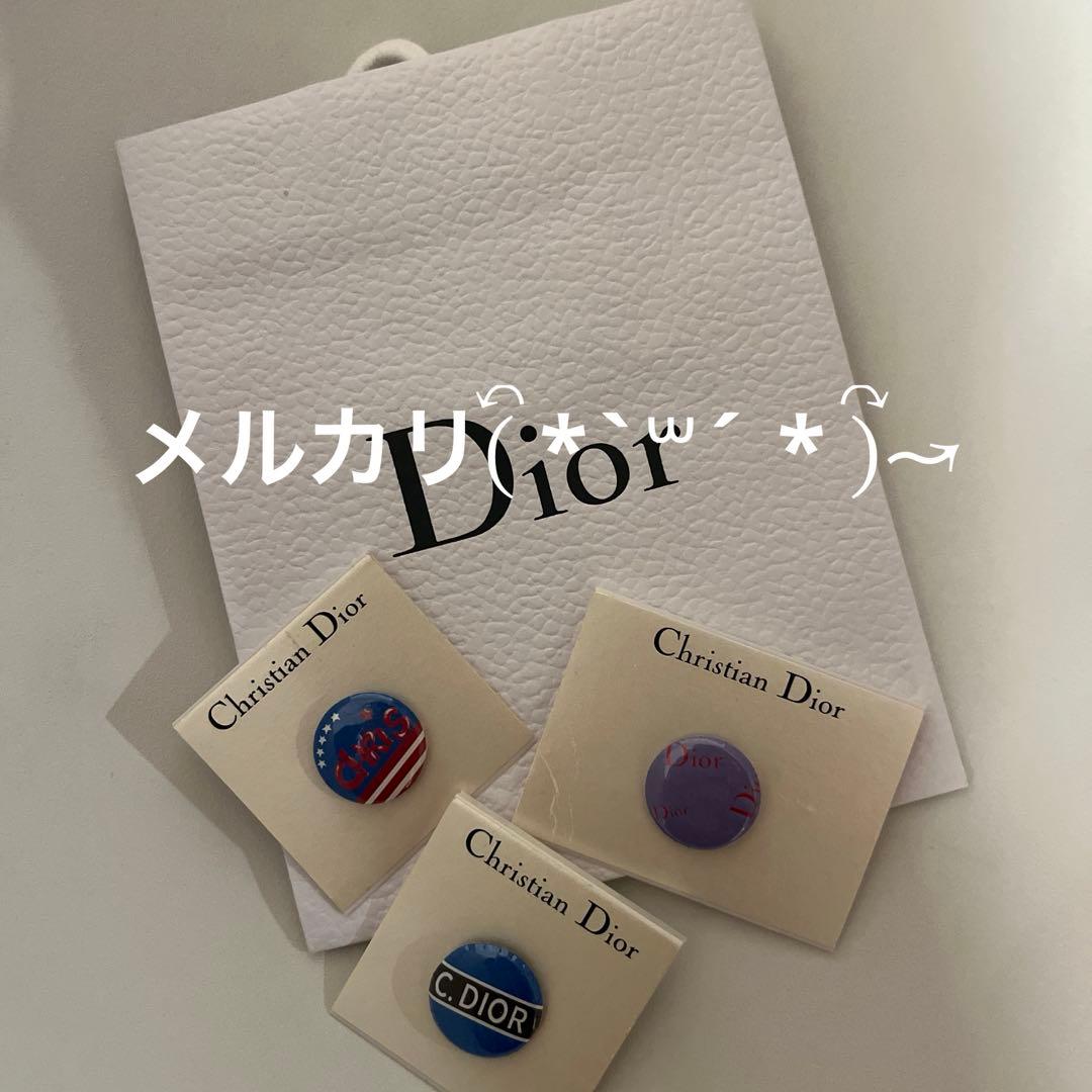 Dior ♡レア♡ヴィンテージ品 ジョン・ガリアーノ缶バッチブローチセット 3点
