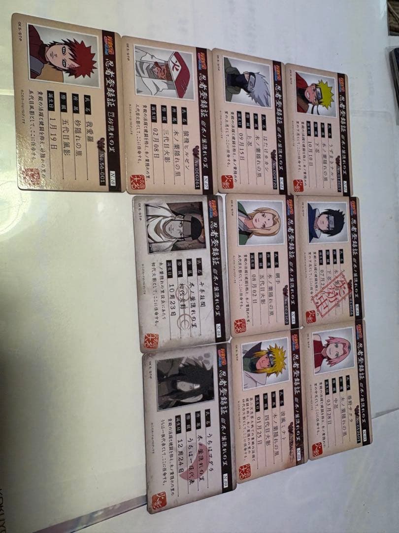 d*7様 NARUTO 忍者登録証　45種フルコンプセット