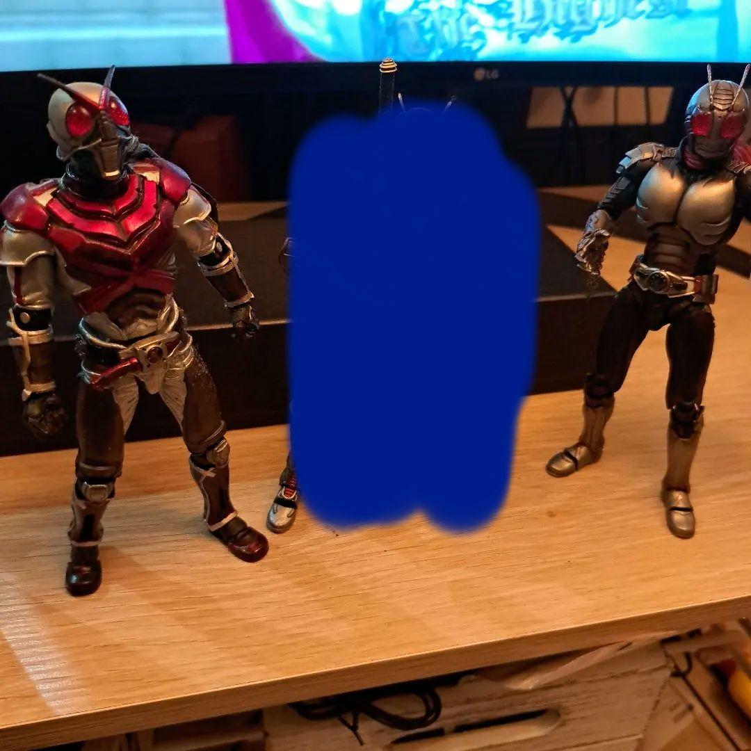 S.I.C. 「昭和仮面ライダーセット」バイク4台(1台素人改造)