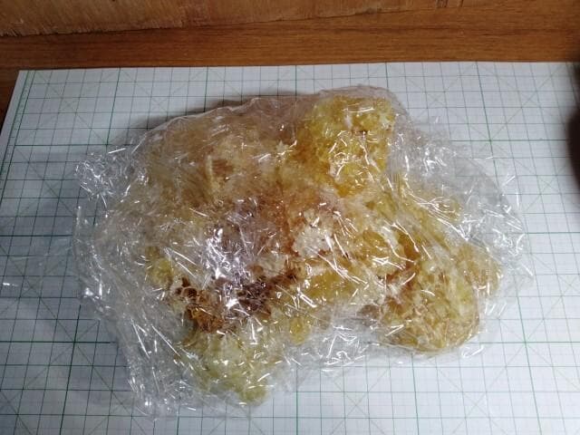 昆虫標本　ニホンミツバチ　巣盤　3番　3270g