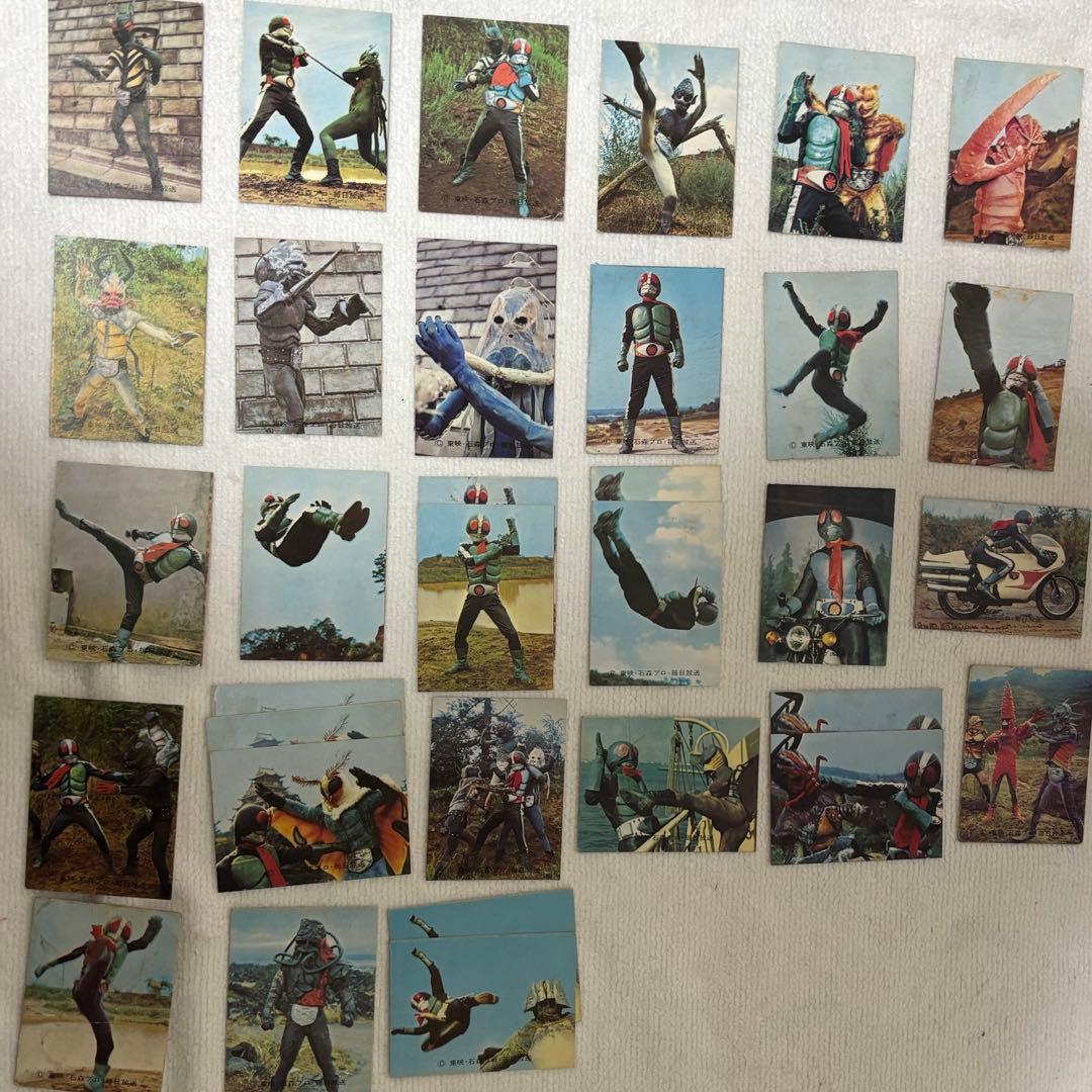 アントラー カルビー製菓　旧仮面ライダーカード　セット