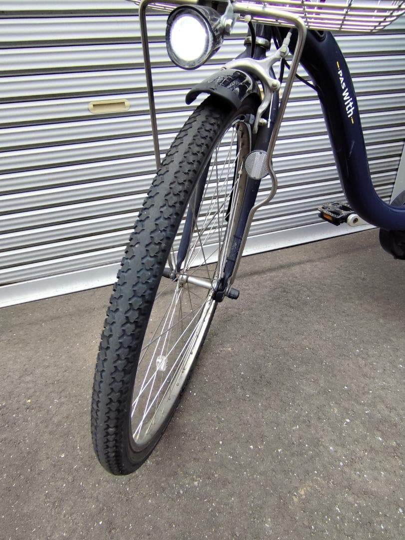 ☆専用☆　ヤマハ　pas with　26インチ　ブルー　12.3Ahバッテリー