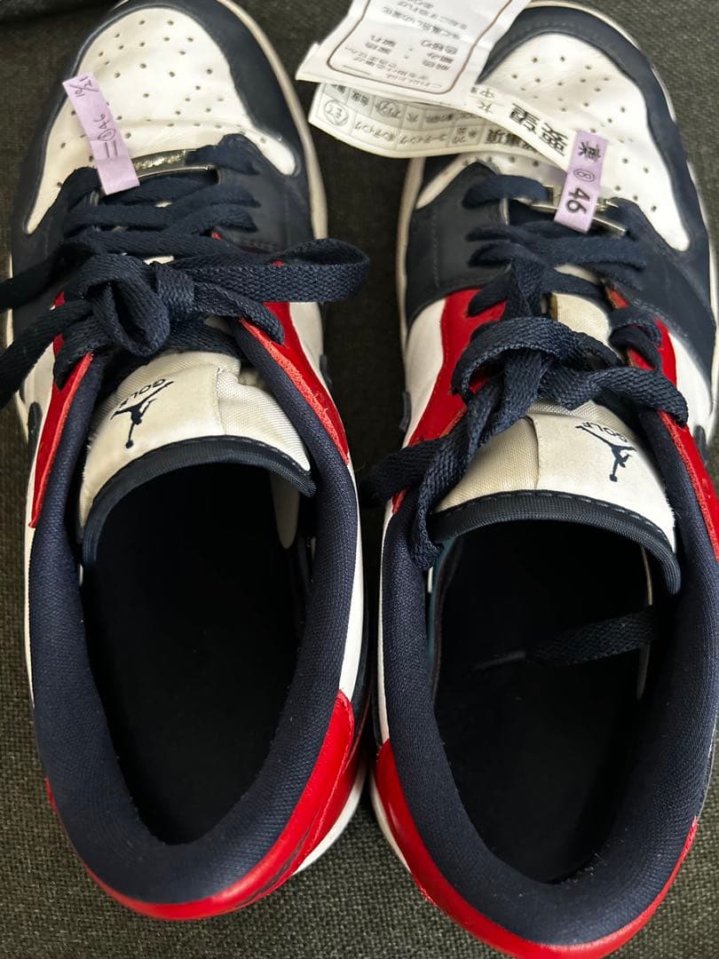 ［クリーニング済み　中古］ナイキ　エアジョーダン1 LOW ゴルフシューズ