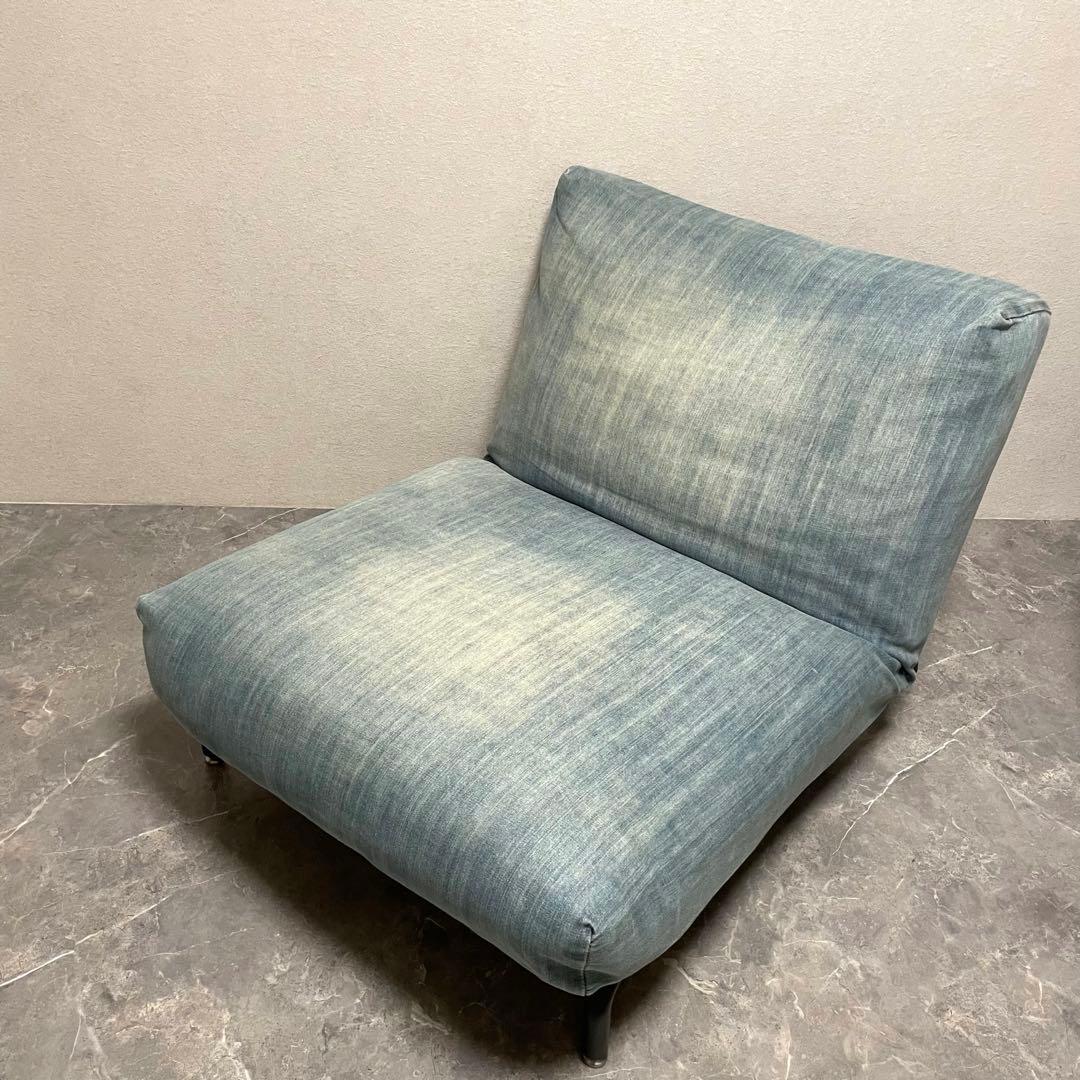 ジャーナルスタンダードファニチャー ロデチェア　1人掛けソファー　デニム