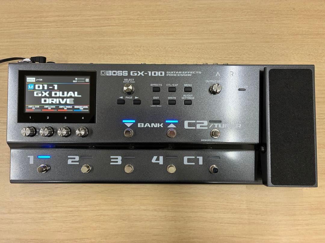 【美品】BOSS GX-100 BT dual アダプタ付きセット