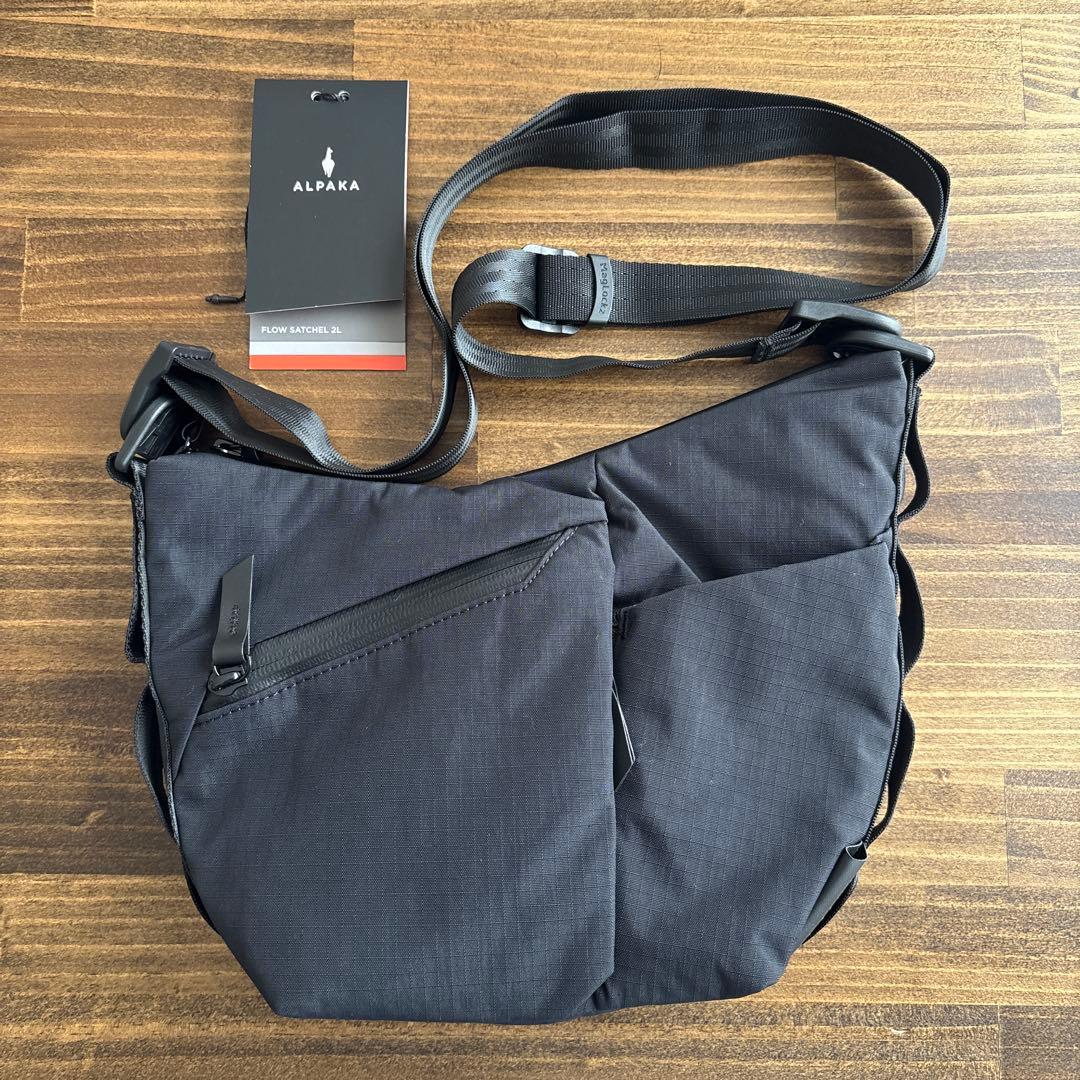 アルパカ スリング&ショルダー　黒