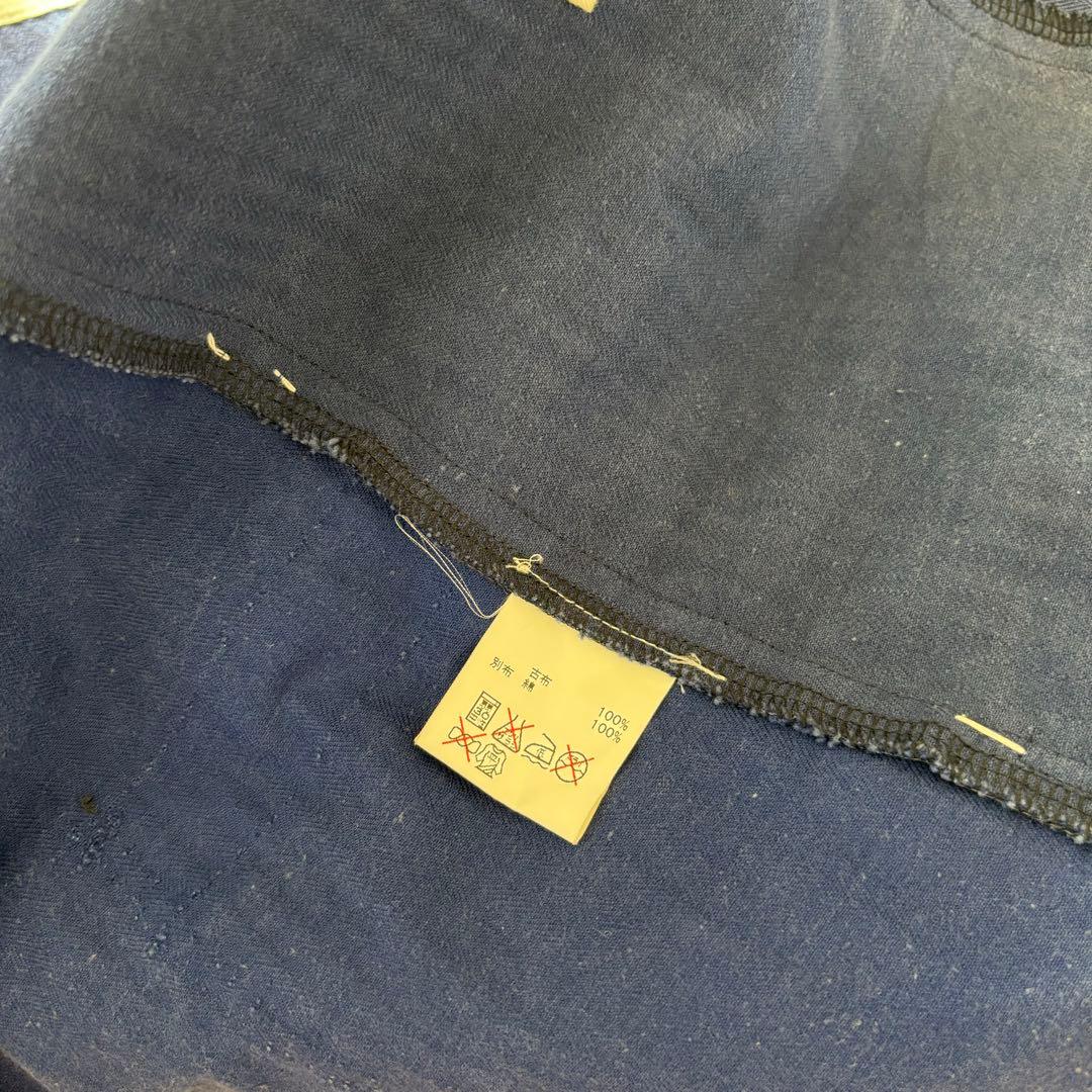 ケイスケカンダ 手縫いのワークコート 刺し子 古布 襤褸