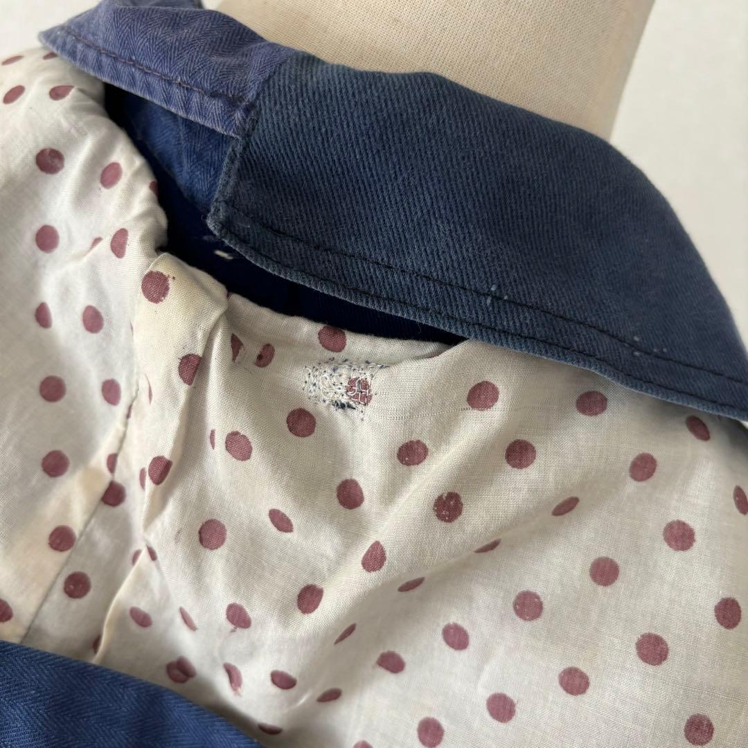 ケイスケカンダ 手縫いのワークコート 刺し子 古布 襤褸