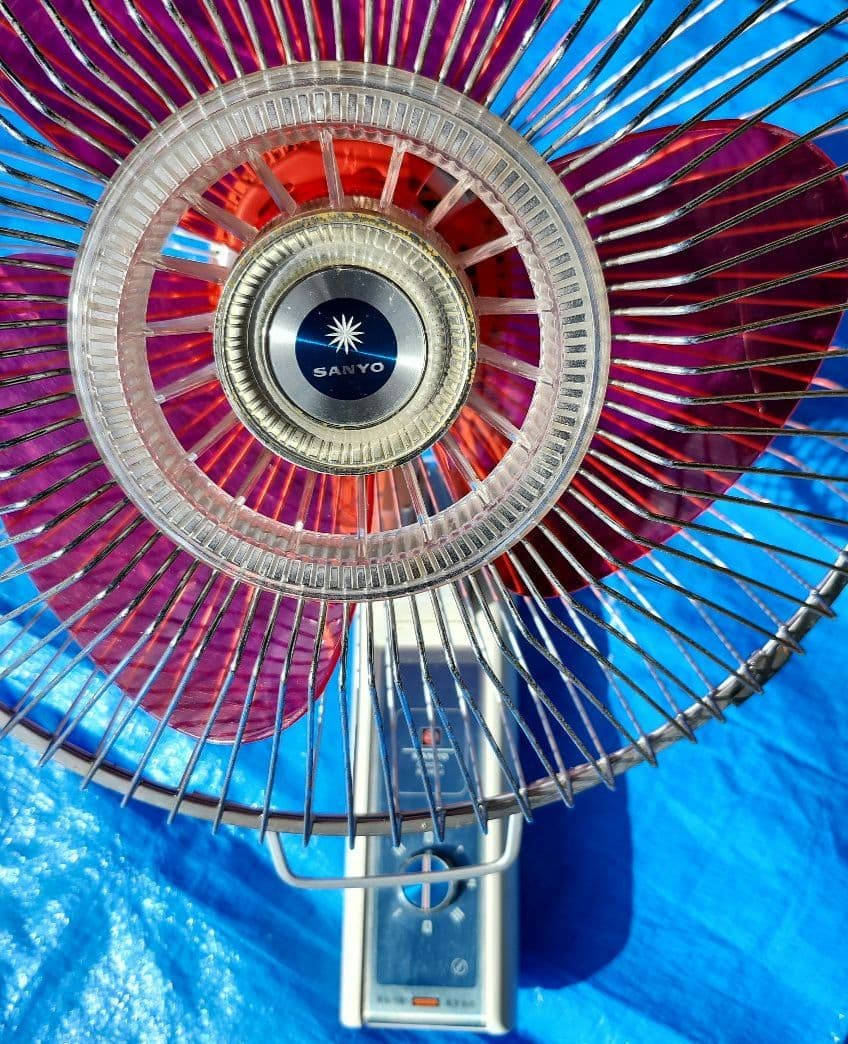 昭和レトロ　サンヨー壁掛け扇風機 【動作確認済】