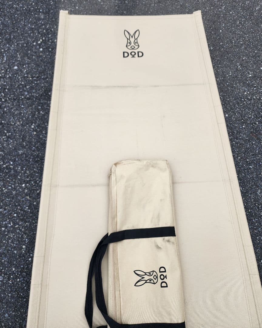 DOD コット ワイドキャンピングベッド 　ベージュ2つセット